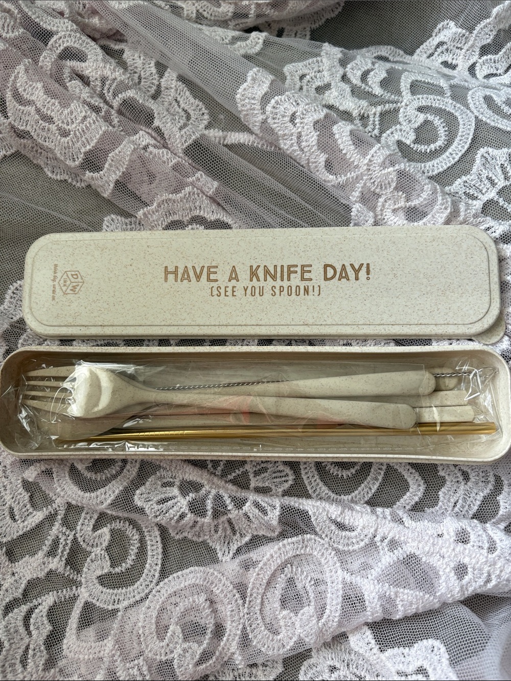 Urban Outfitters Have a Knife Day Reusable Cutlery Set